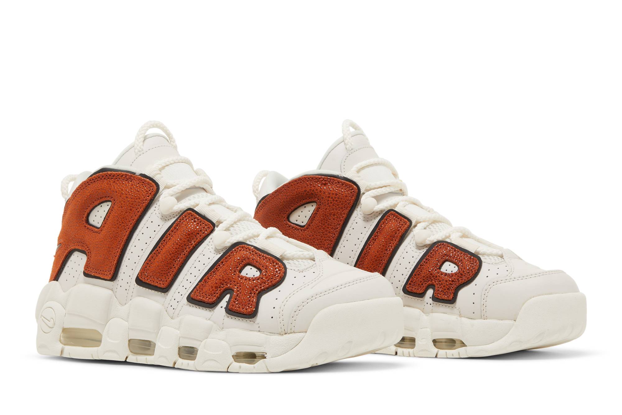 (Women) Nike Air More Uptempo 'Basketball Leather' DZ5227-001 - Imagem 8