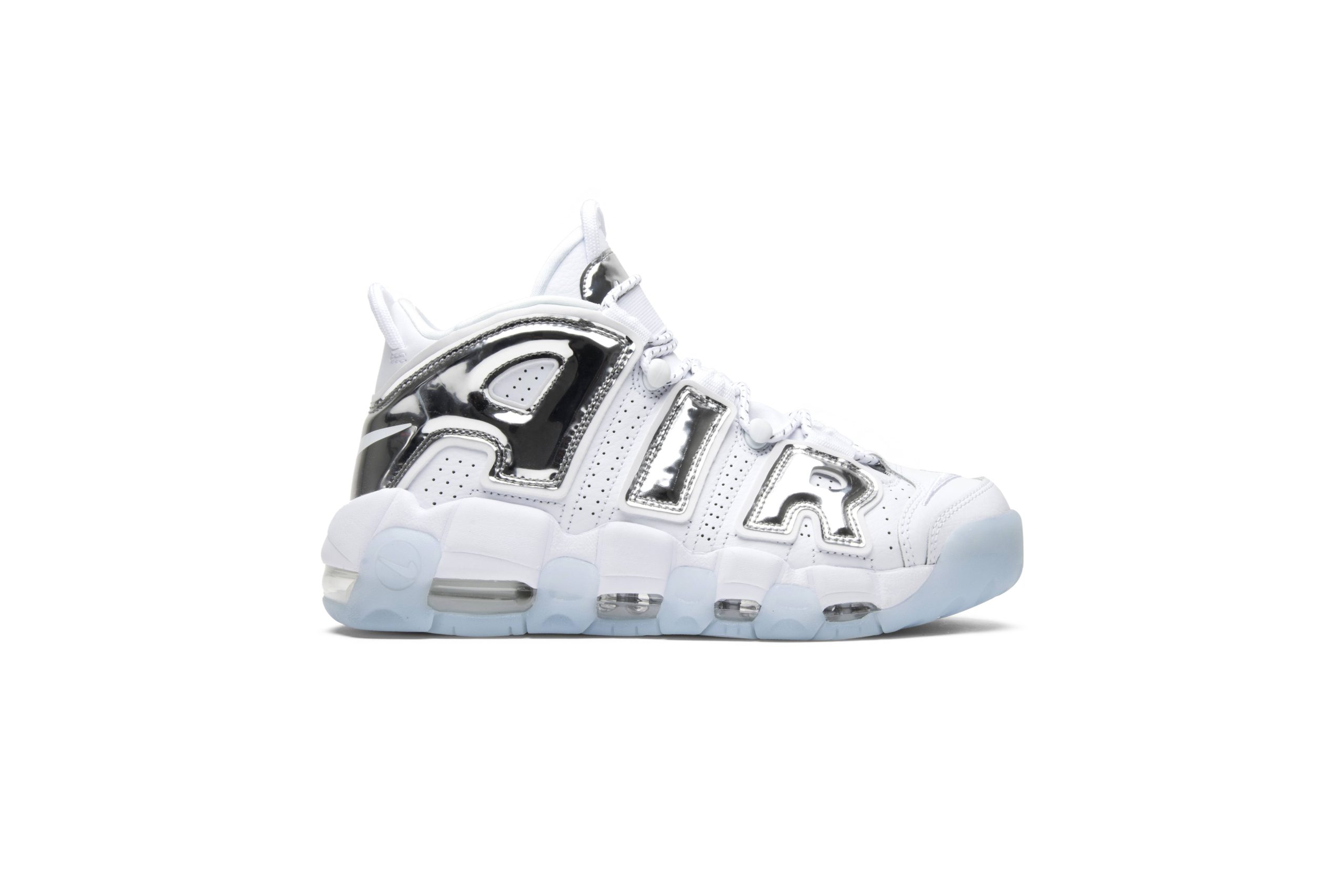 (W) Nike Air More Uptempo Chrome 917593-100 Simpleartly Store