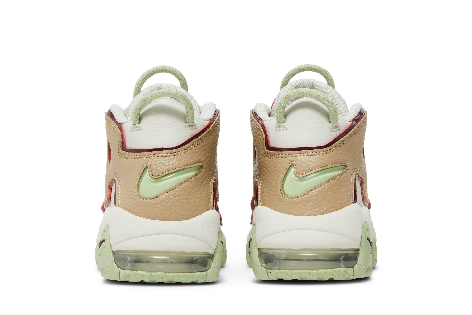 (Women) Nike Air More Uptempo Light Bone Alligator DX8955-001 Moroen - Image 6