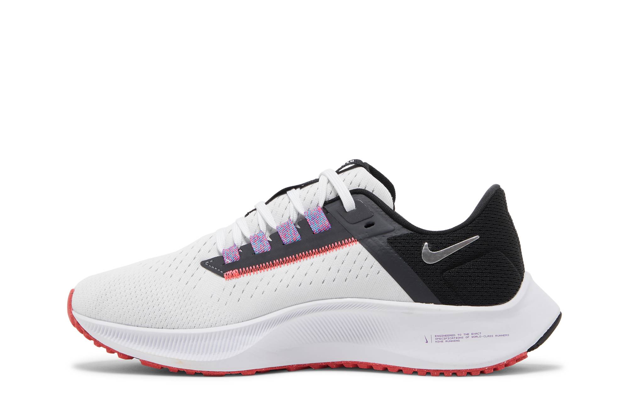 (Women) Nike Air Zoom Pegasus 38 White Metallic Silver CW7358-101 Coiloa - الصورة 3