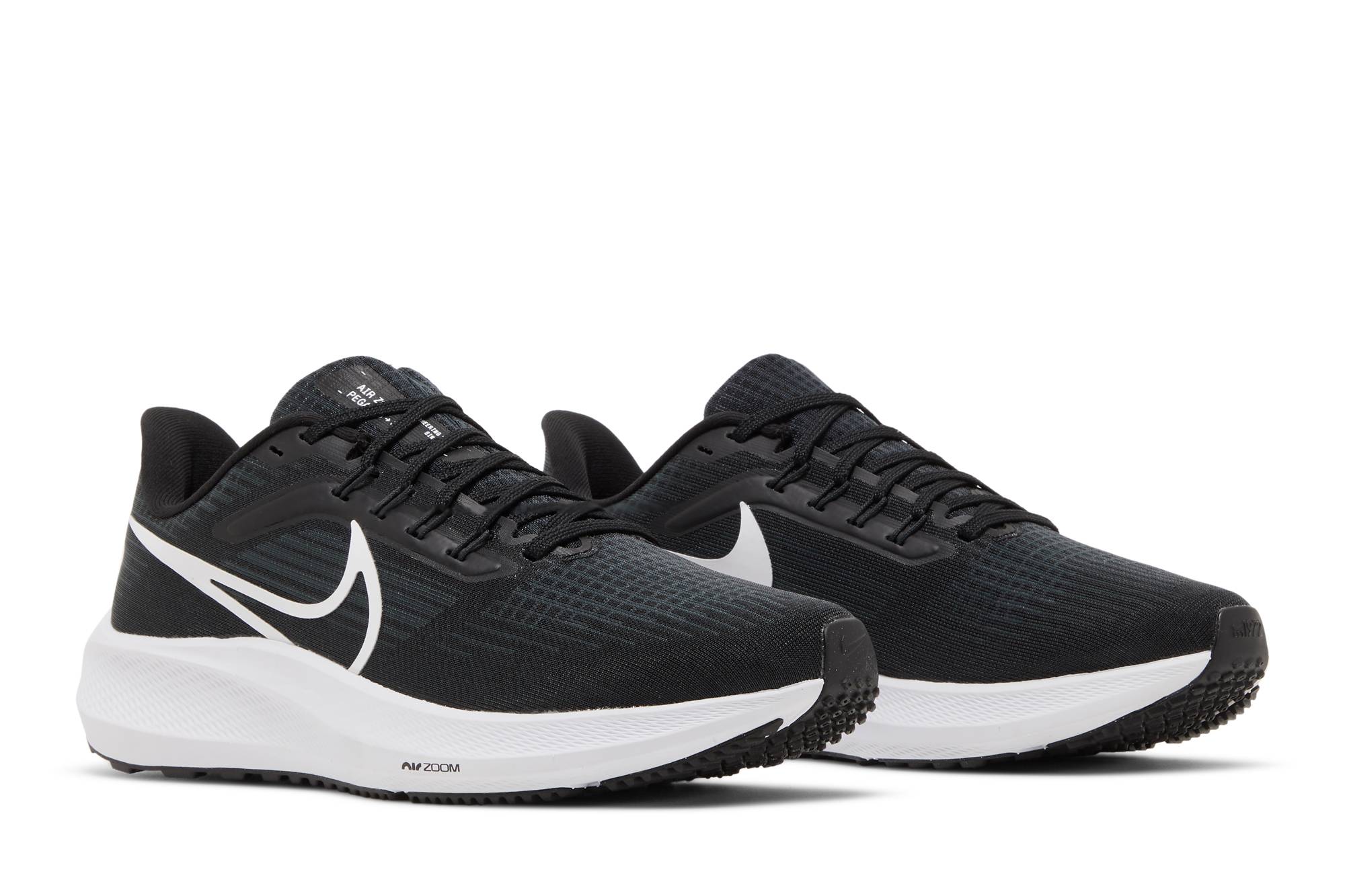 (Women) Nike Air Zoom Pegasus 39 Black White DH4072-001 Moroen - Image 8