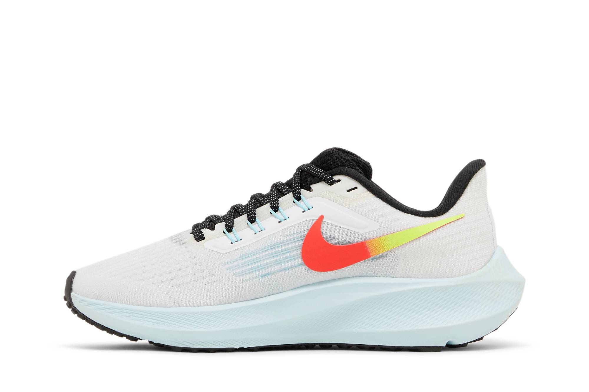 (Women) Nike Air Zoom Pegasus 39 White Crimson Volt DX3350-100 Moroen - Image 3