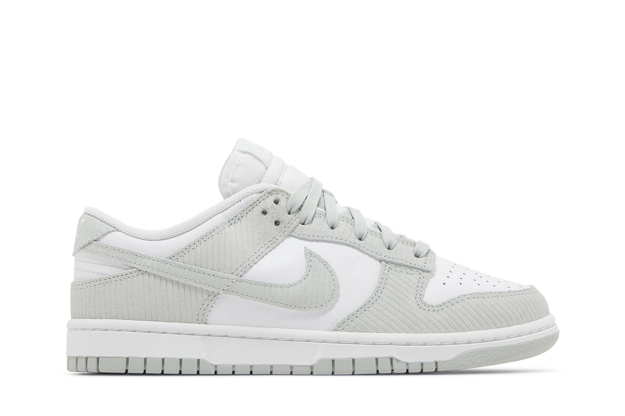 (Women) Nike Dunk Low Light Silver Corduroy FN7658-100 Moroen
