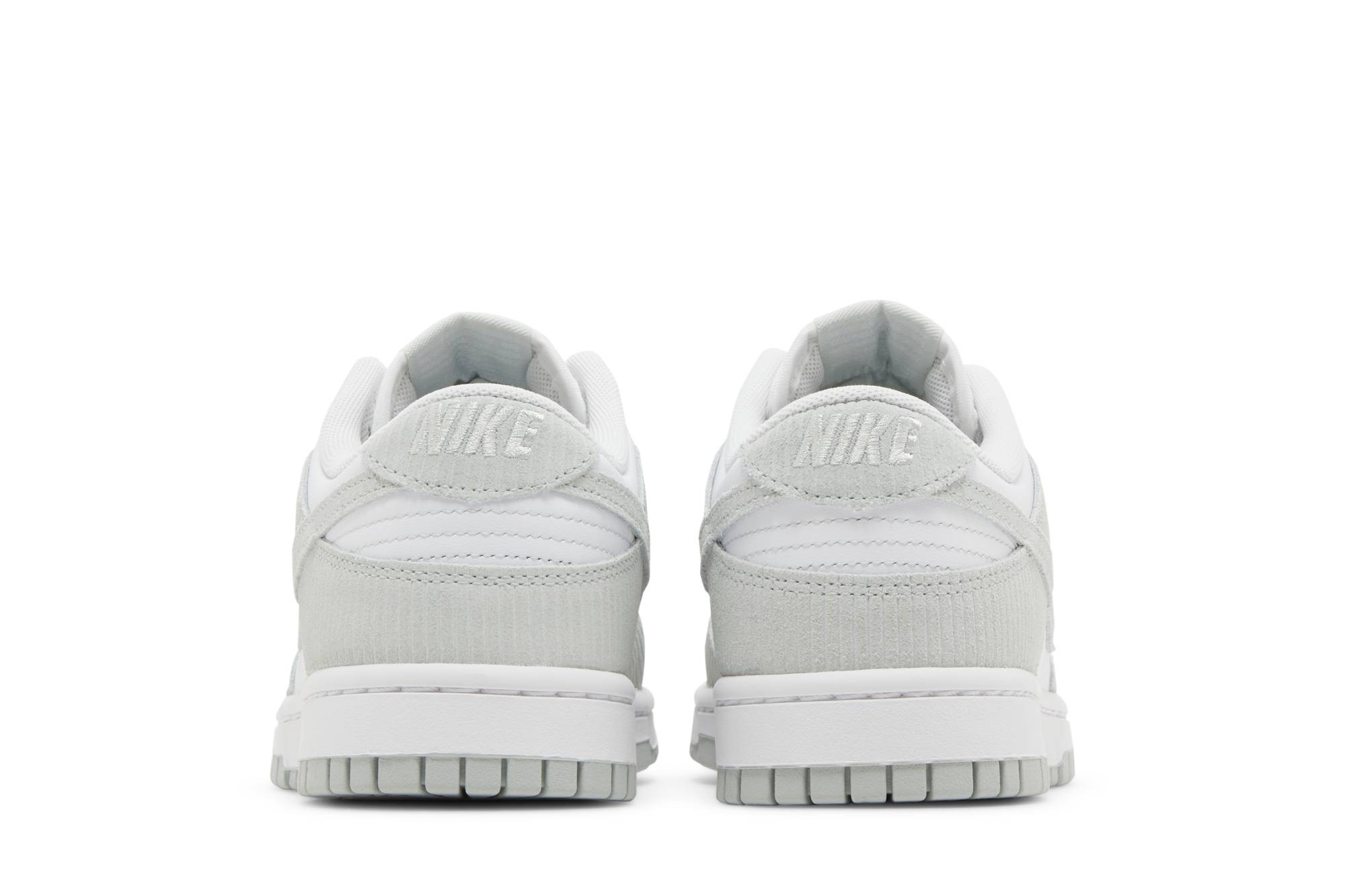 (Women) Nike Dunk Low Light Silver Corduroy FN7658-100 Moroen - Image 6
