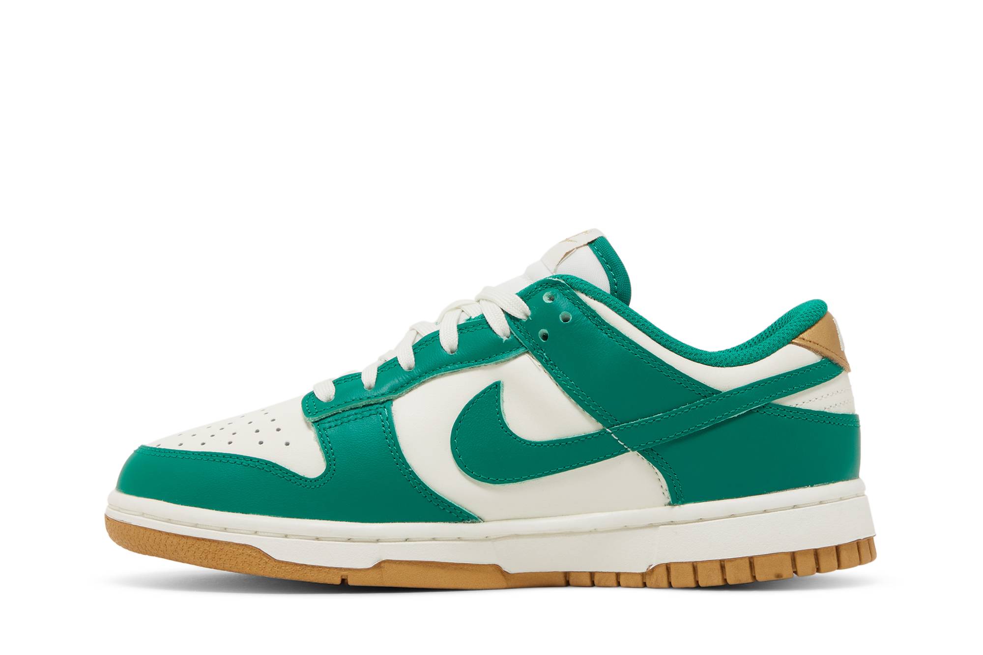 (Women) Nike Dunk Low 'Malachite Metallic Gold' FB7173-131 - Afbeelding 3