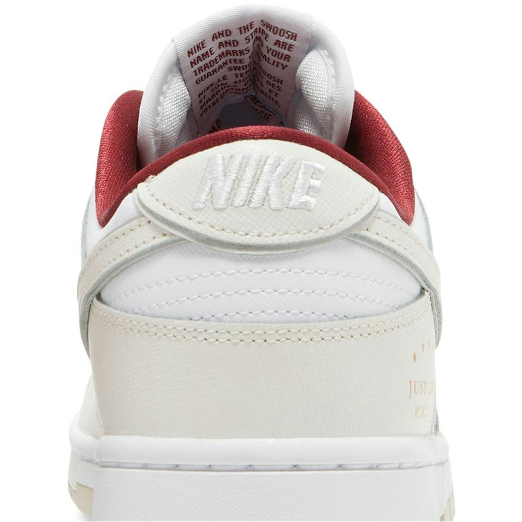 (Women) Nike Dunk Low SE Just Do It DV1160-100 Moroen - Image 7