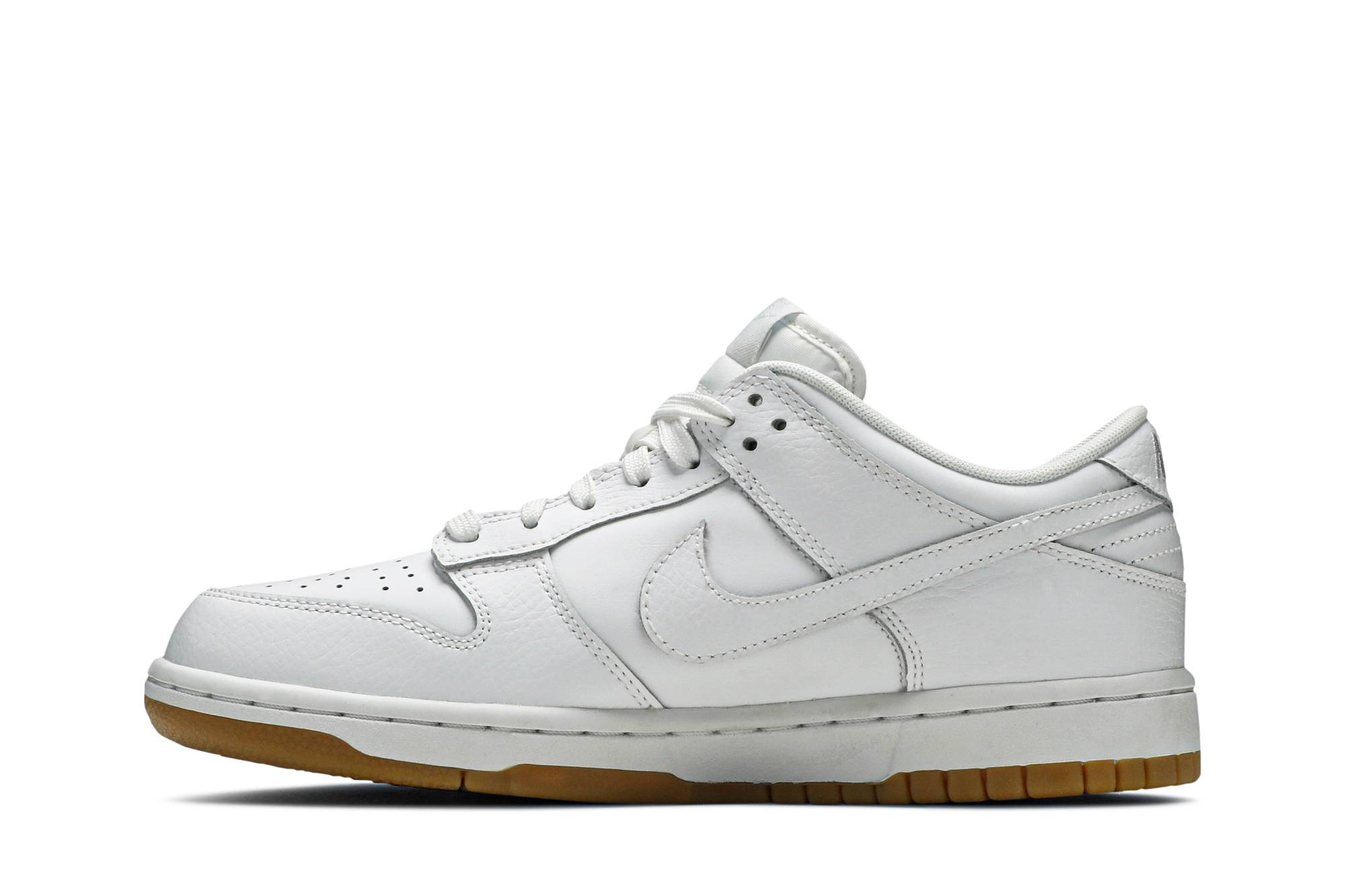 (Women) Nike Dunk Low 'White Gum' 311369-100 - Image 10