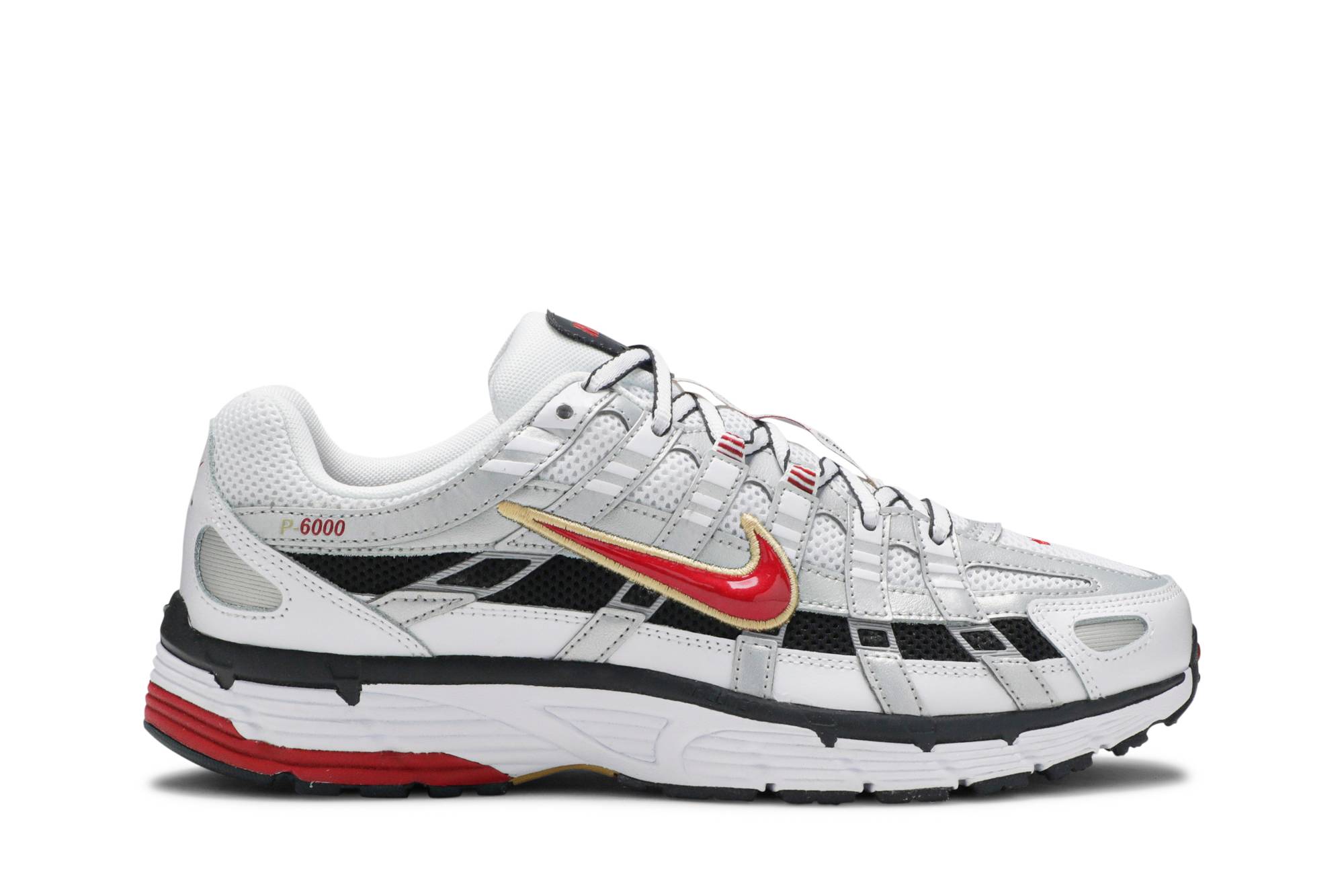 (Women) Nike P-6000 CNPT Metallic Silver Red BV1021-101 Coiloa