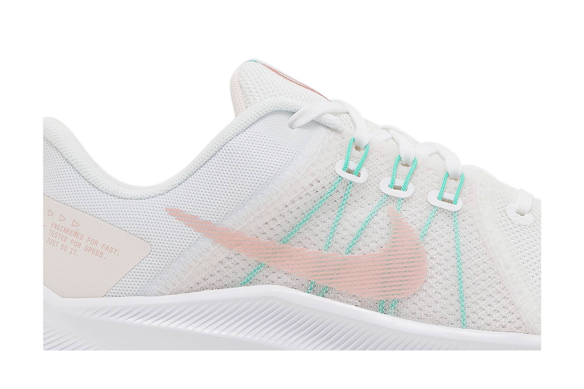 (Women) Nike Quest 4 'White Pink' DA1106-105 - Image 9