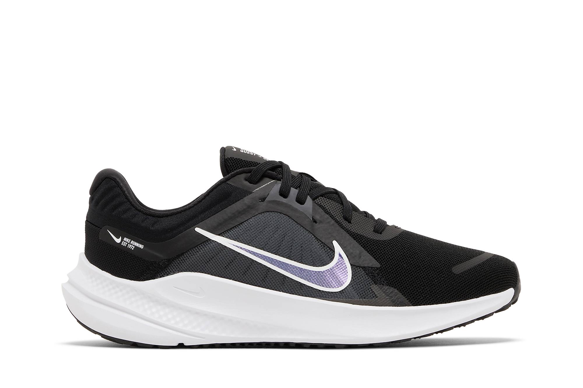 (Women) Nike Quest 5 Black Iron Grey DD9291-001 Coiloa