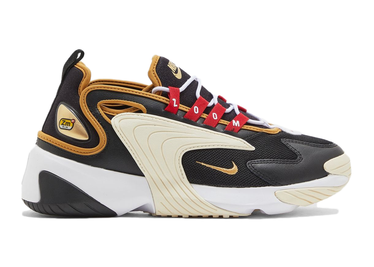 (W) Nike Zoom 2K 'Icon Clash - Black Metallic Gold' AO0354-005 Gloiber