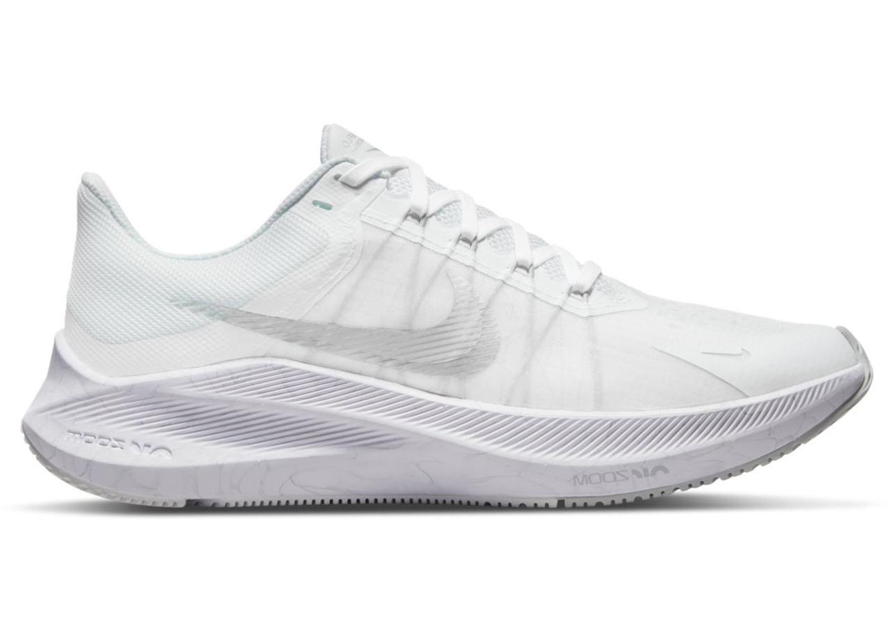 (W) Nike Zoom Winflo 8 'White Metallic Silver' CW3421-104 Gloiber