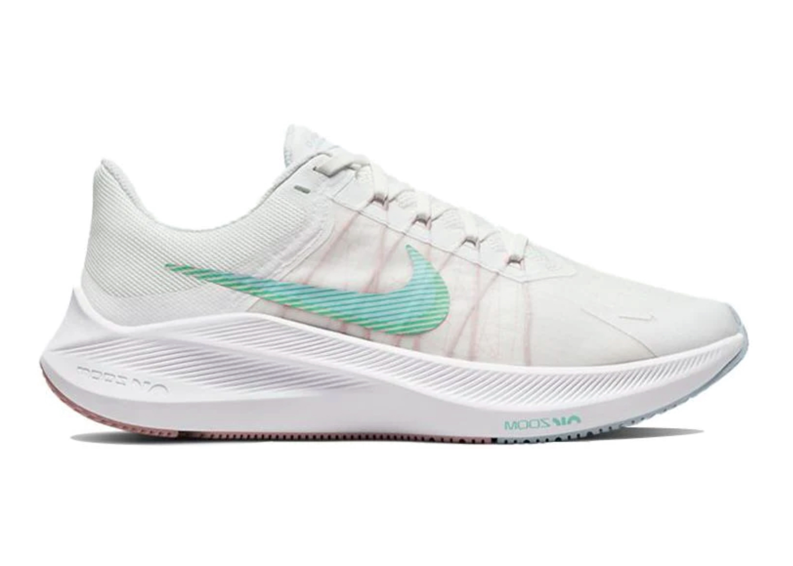 (W) Nike Zoom Winflo 8 White Teal CW3421-105 Gloiber