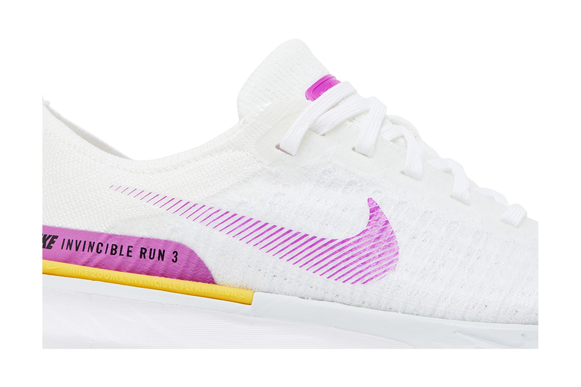 (Women) Nike ZoomX Invincible 3 'White Vivid Purple' DR2660-101 - Image 2