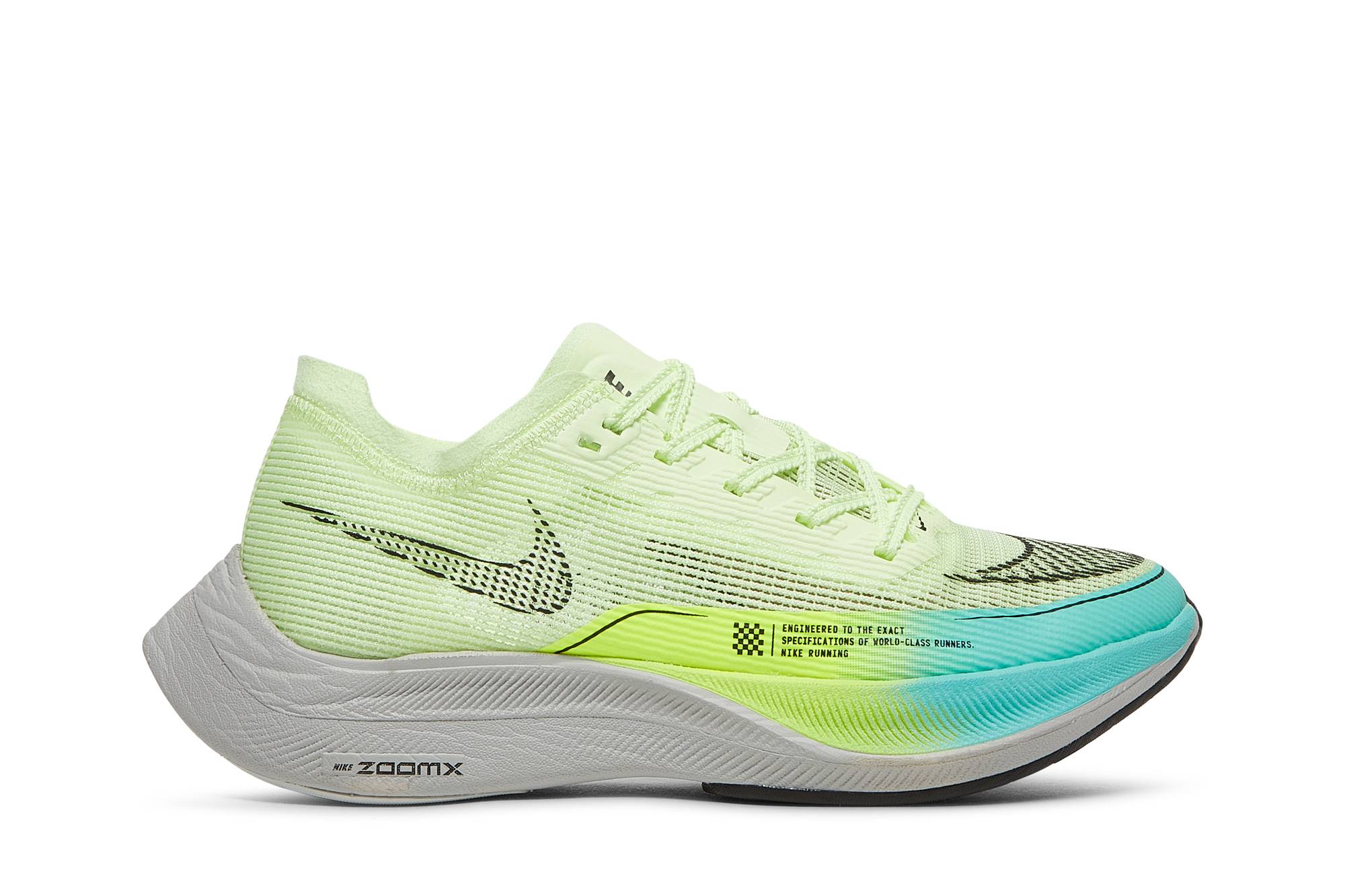 (Women) Nike ZoomX Vaporfly Next% 2 Barely Volt Turquoise CU4123-700 Coiloa