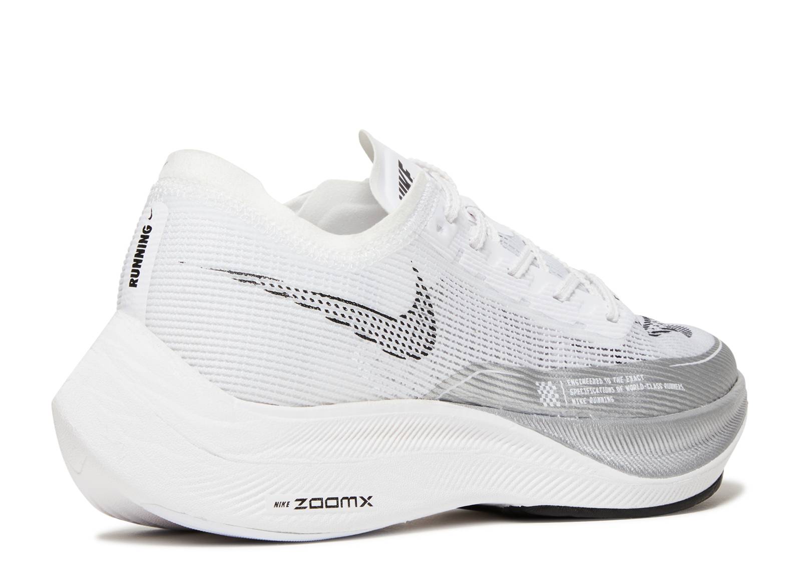 (Women) Nike ZoomX Vaporfly NEXT% 2 White Metallic Silver CU4123-100 Moroen - Image 3