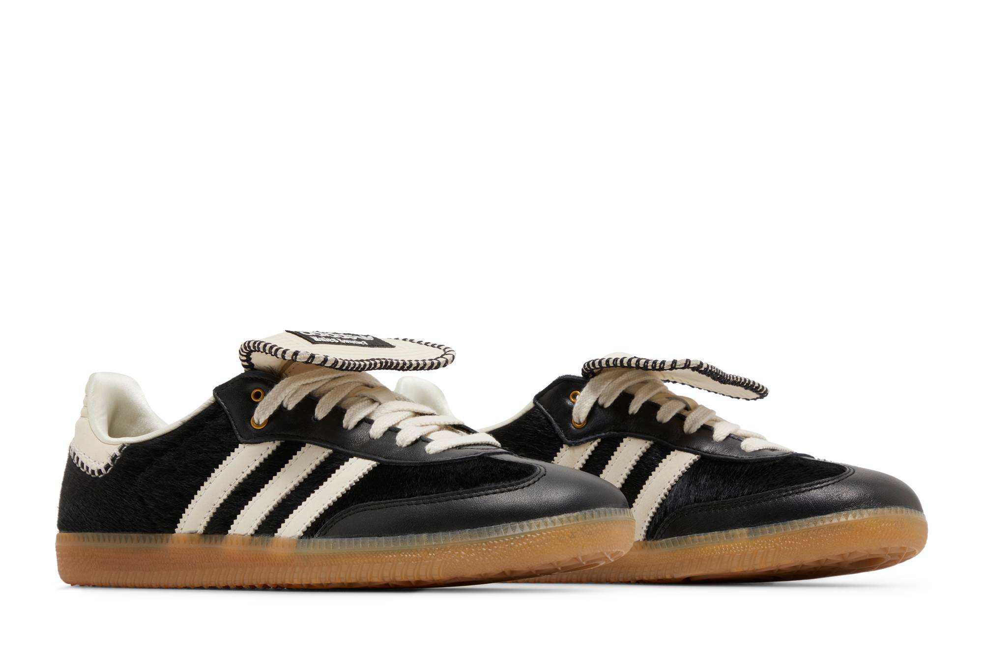 Wales Bonner x adidas Samba Black Pony IE0580 Moroen - Image 12