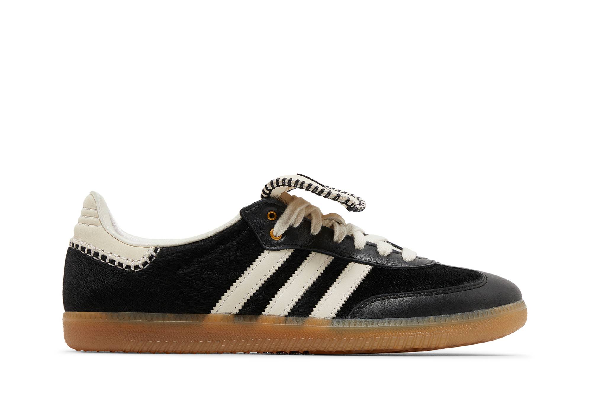 Wales Bonner x adidas Samba Black Pony IE0580 Moroen