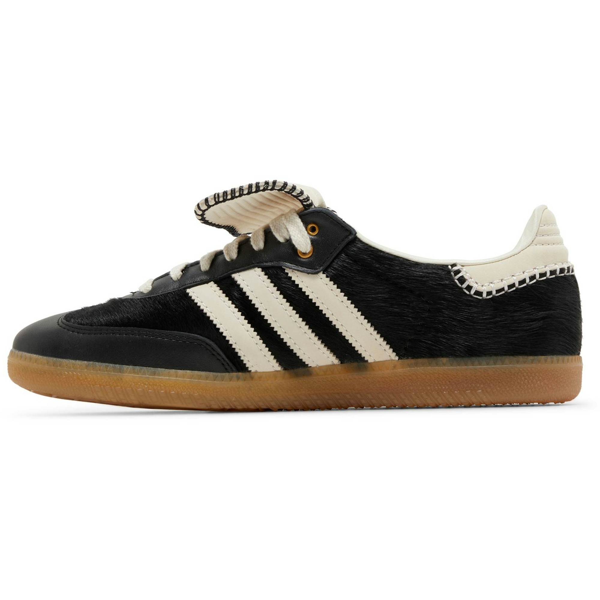Wales Bonner x adidas Samba Black Pony IE0580 Moroen - Image 3