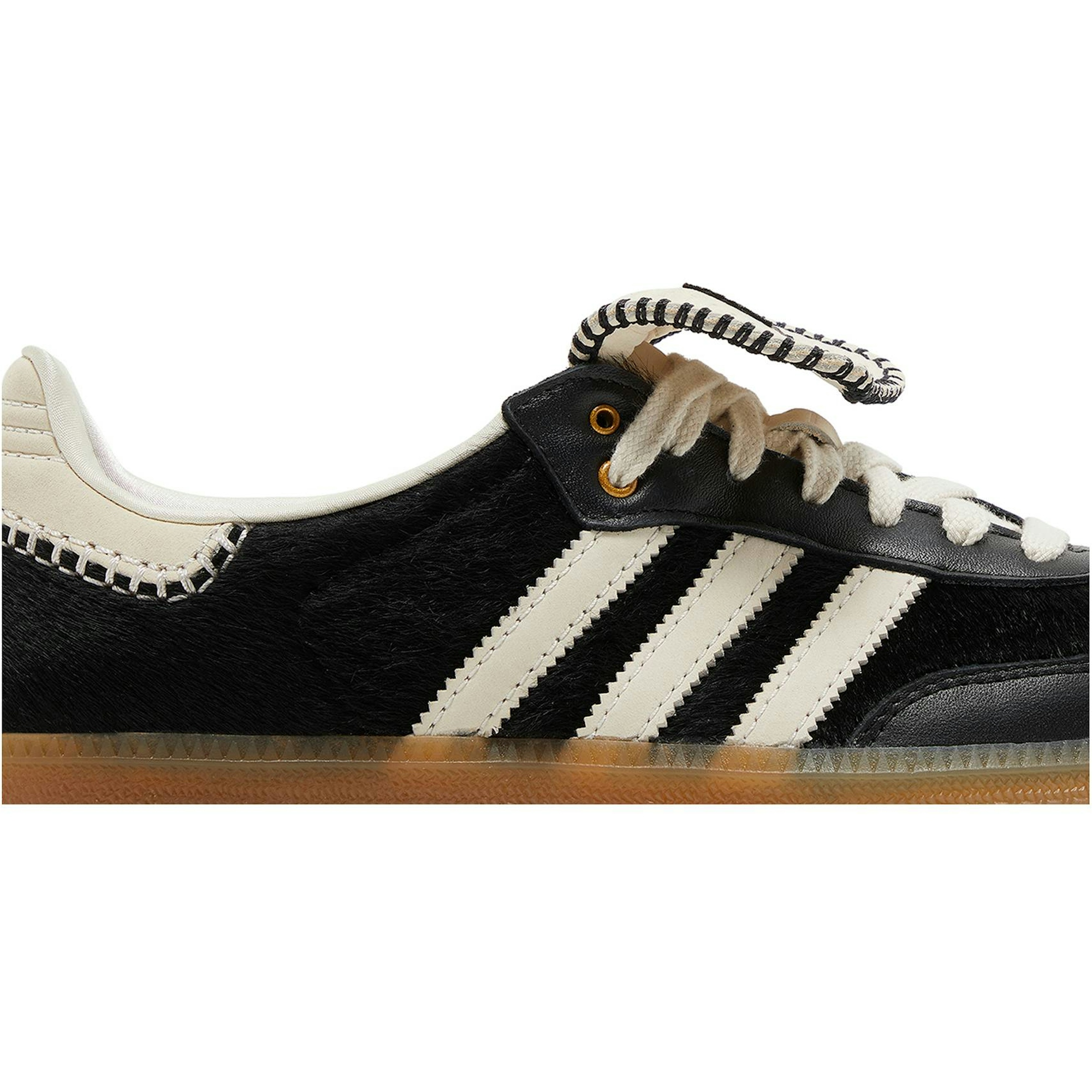 Wales Bonner x adidas Samba Black Pony IE0580 Moroen - Image 2