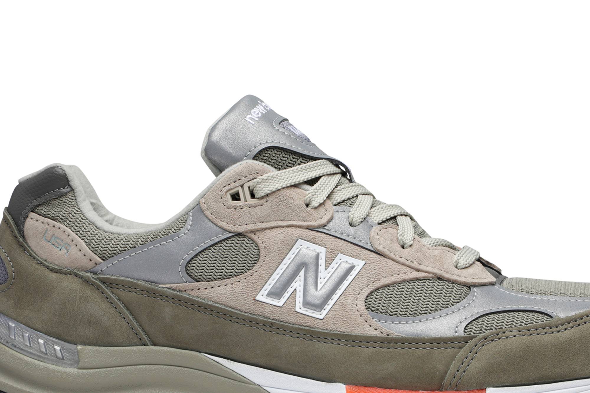 WTAPS x New Balance Made In USA Olive Drab M992WT Moroen - Image 2