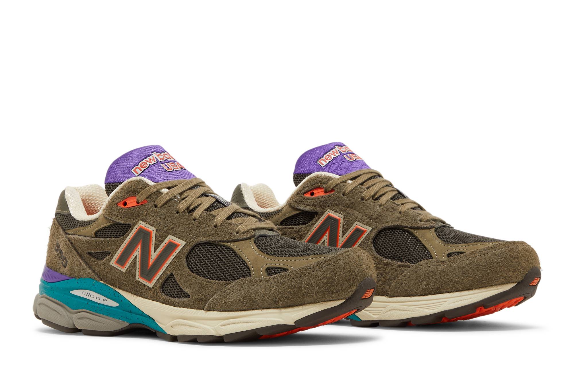 YCMC x New Balance 990v3 Made in USA Trailblazers M990SO3 Moroen - Image 8