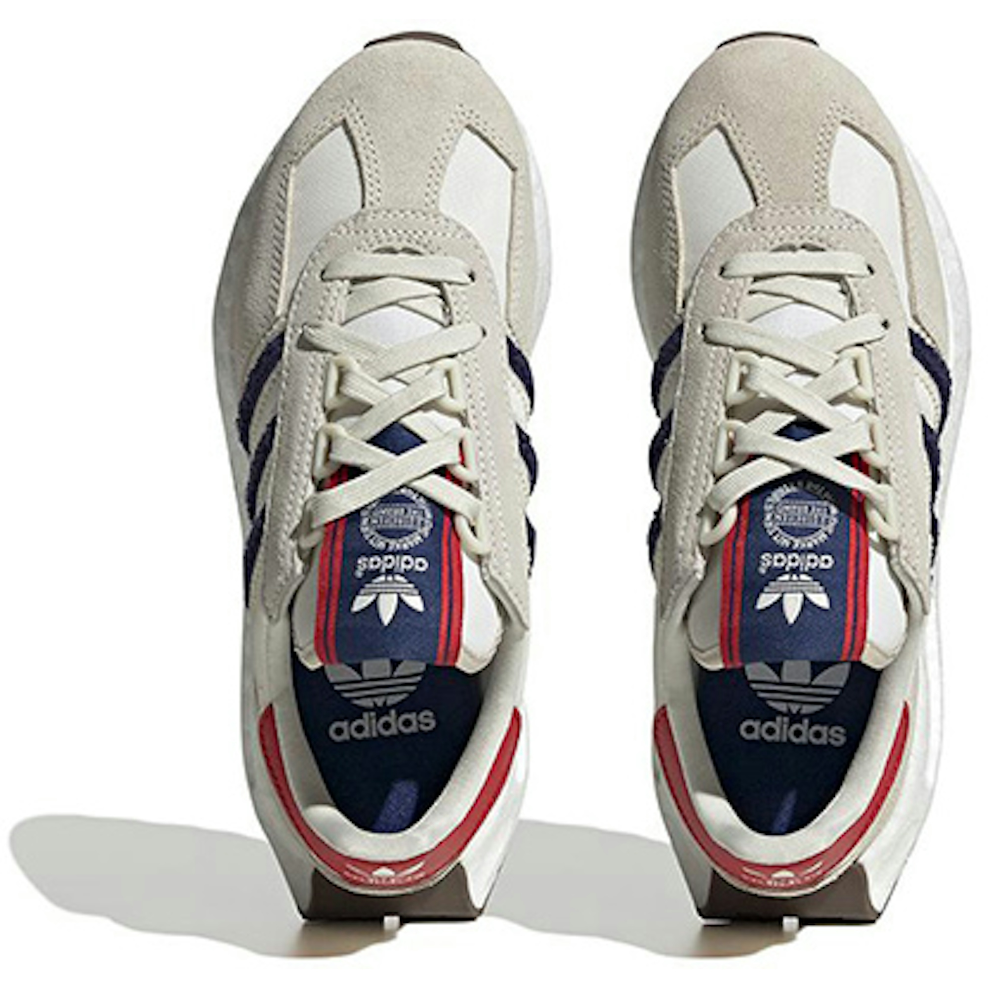 (Youth) adidas Originals Retropy E5 'Beige Navy White' HQ1532 - Image 4