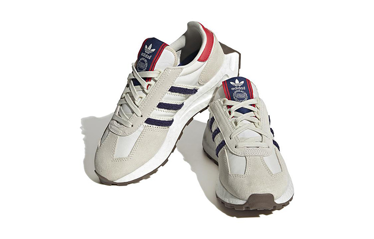 (Youth) adidas Originals Retropy E5 'Beige Navy White' HQ1532 - Image 7
