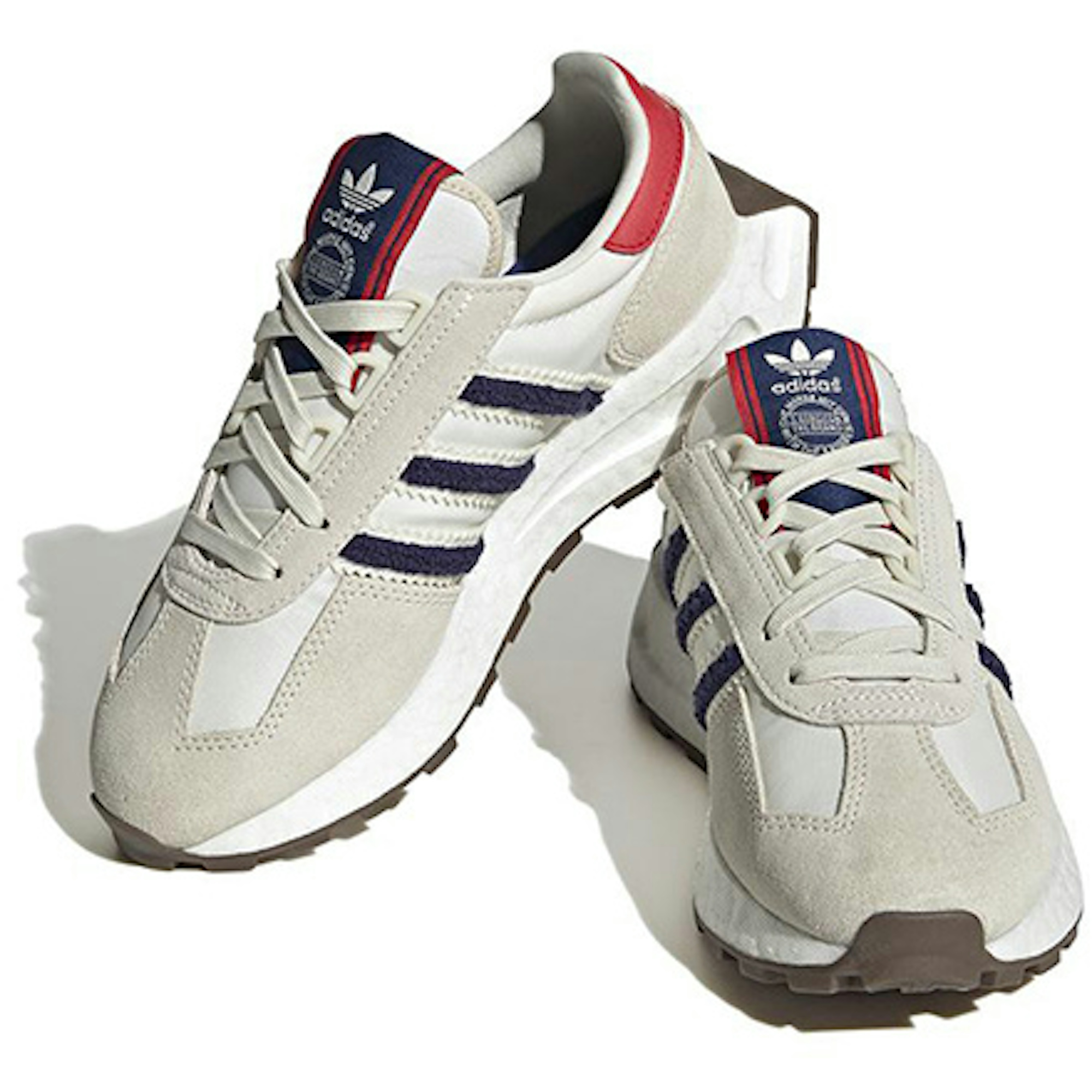 (Youth) adidas Originals Retropy E5 'Beige Navy White' HQ1532 - Image 3