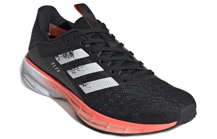 (Youth) adidas SL20 J Black/Orange EG4935 Moroen - Image 2