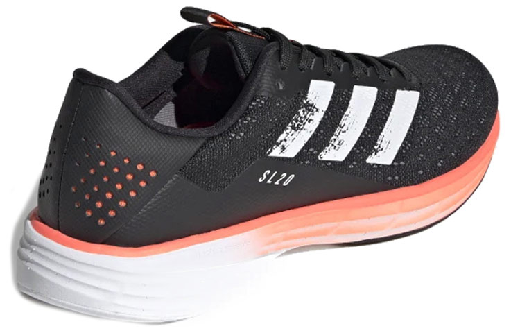 (Youth) adidas SL20 J Black/Orange EG4935 Moroen - Image 3