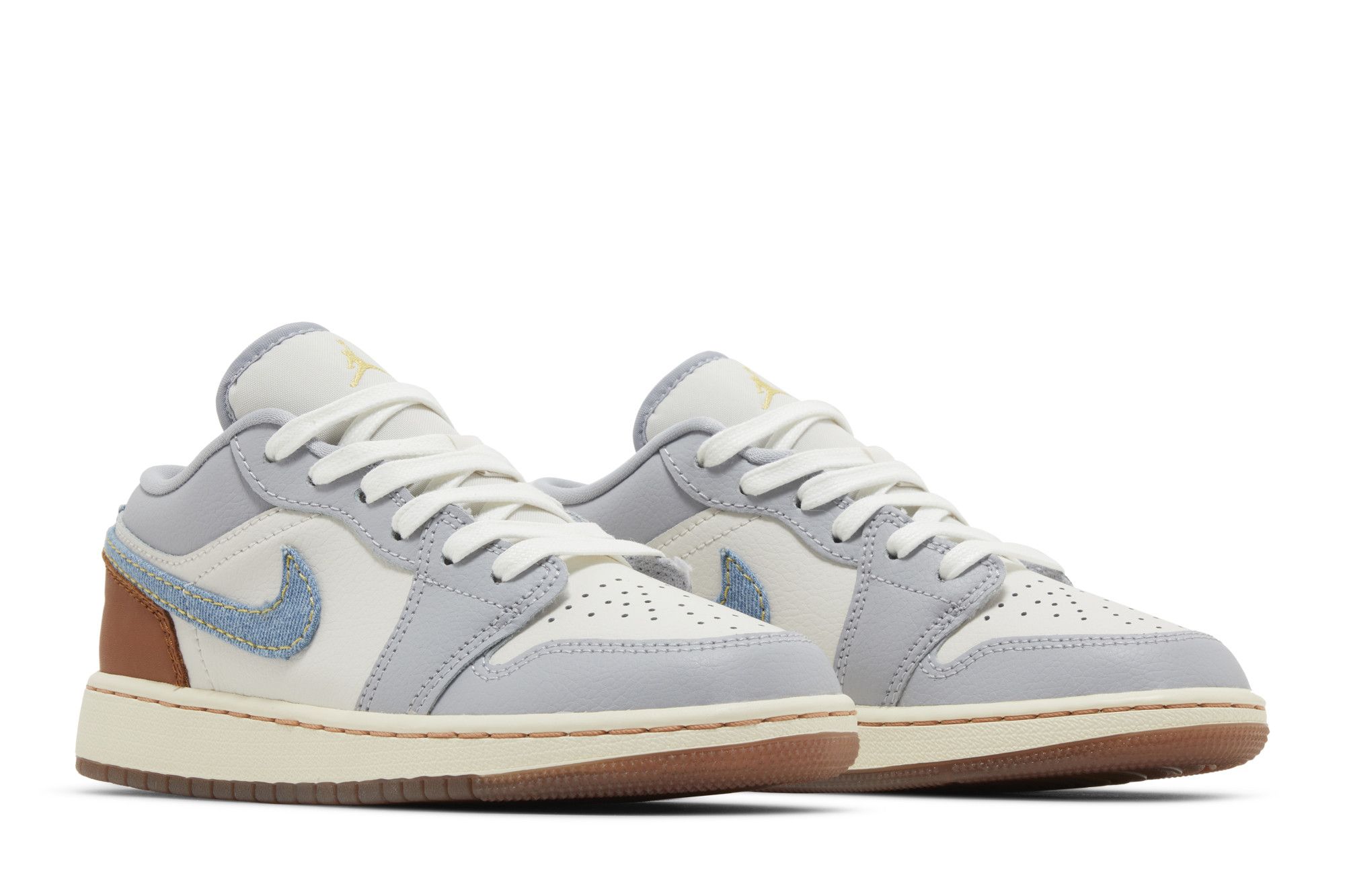 (Youth) Air Jordan 1 Low SE 'Sashiko' FZ5046-041 - Image 15