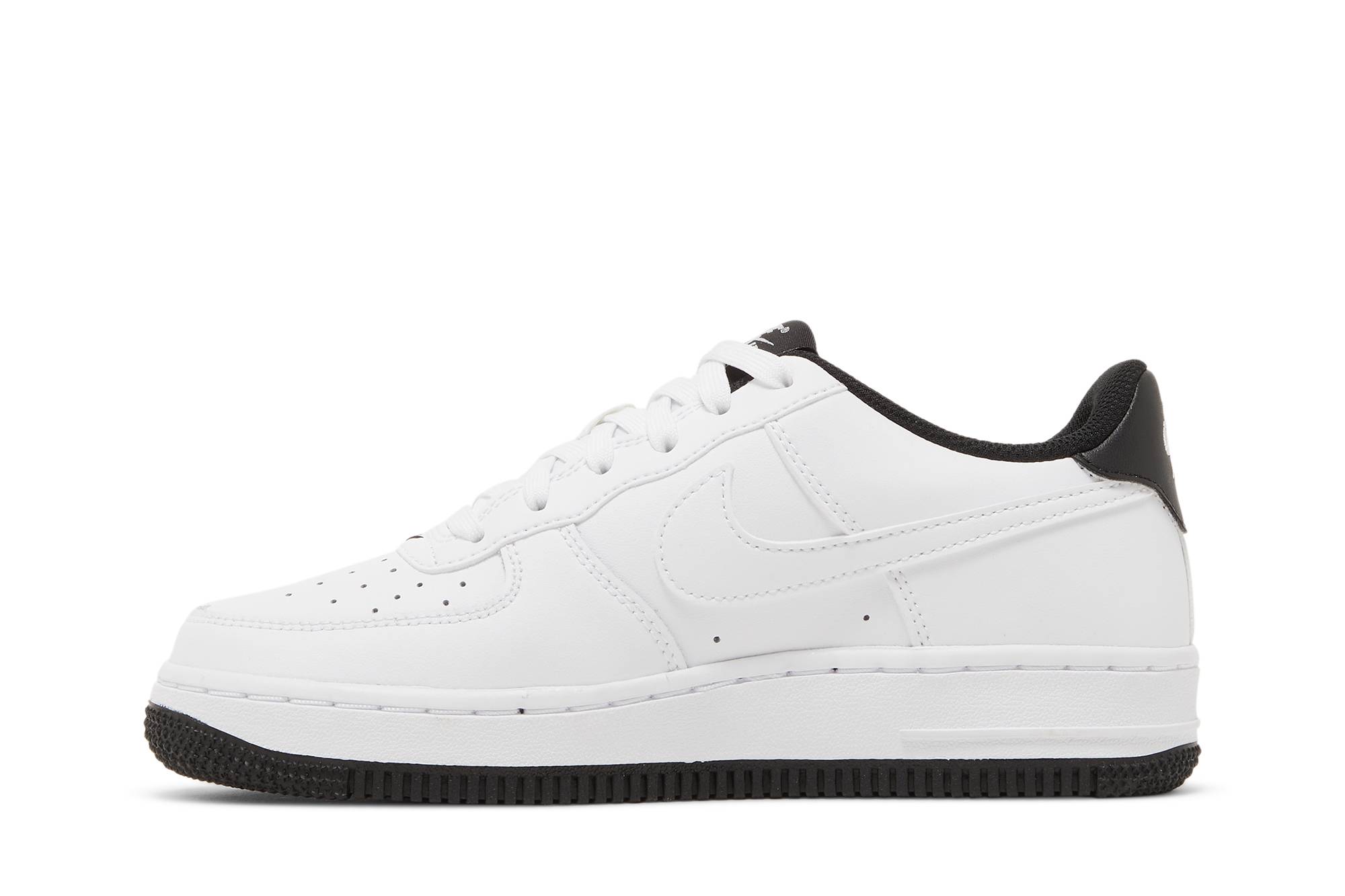 (Youth) Nike Air Force 1 07 ESS GS White Black DV1331-100 Moroen - Image 3