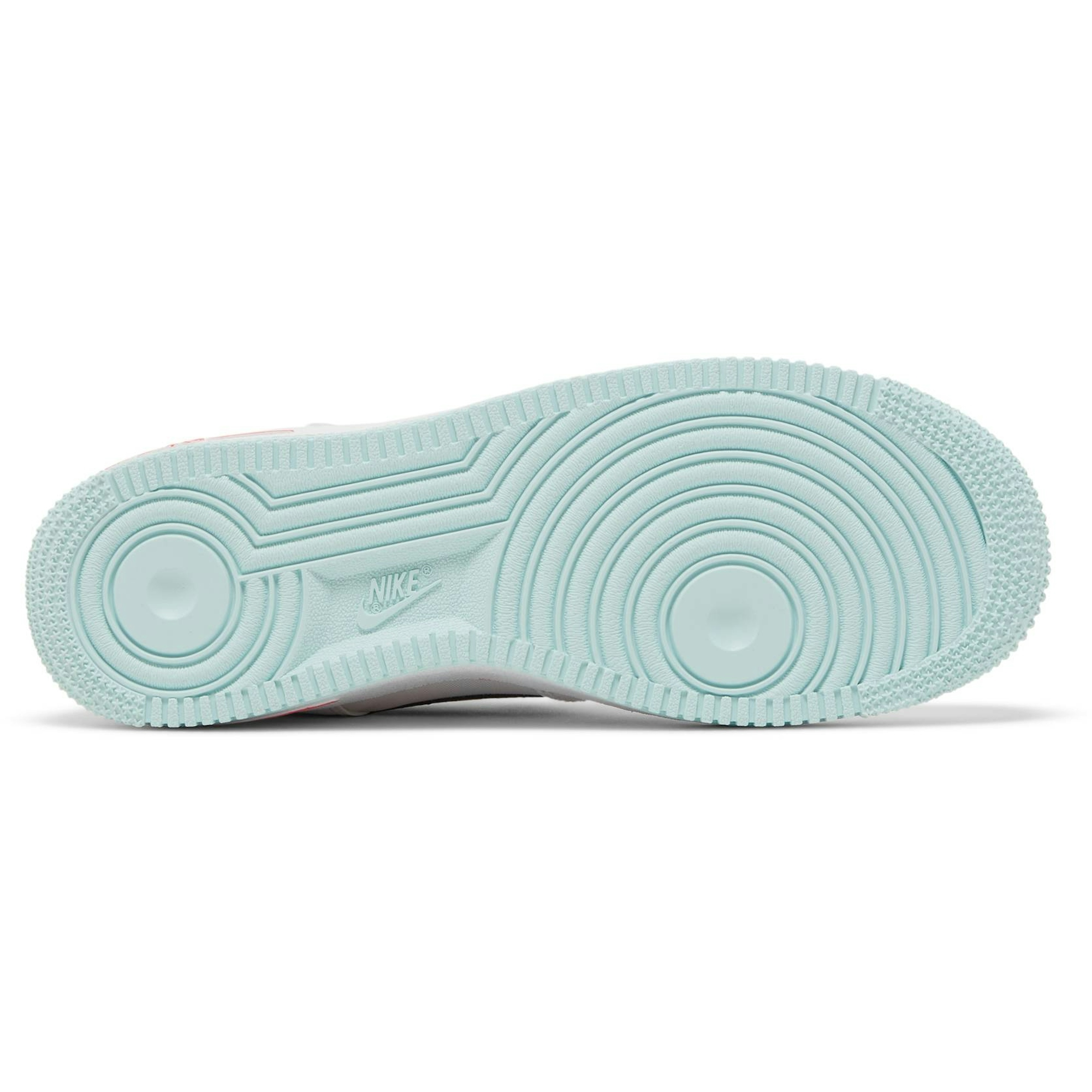 (Youth) Nike Air Force 1 07 LV8 GS White Atomic Pink DD7709-100 Moroen - Image 4