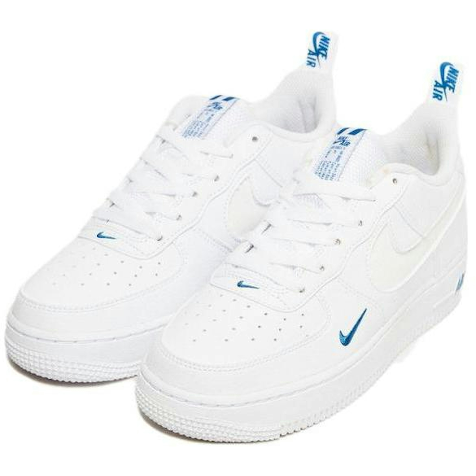 (Youth) Nike Air Force 1 Low LV8 White Blue FB8034-100 Moroen - Image 2