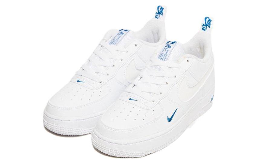 (Youth) Nike Air Force 1 Low LV8 White Blue FB8034-100 Moroen - Image 5