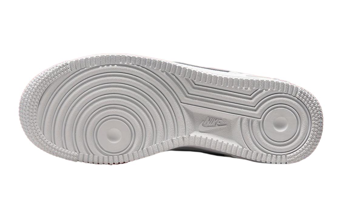 (Youth) Nike Air Force 1 Low White Grey Red FD9772-100 Moroen - Image 6