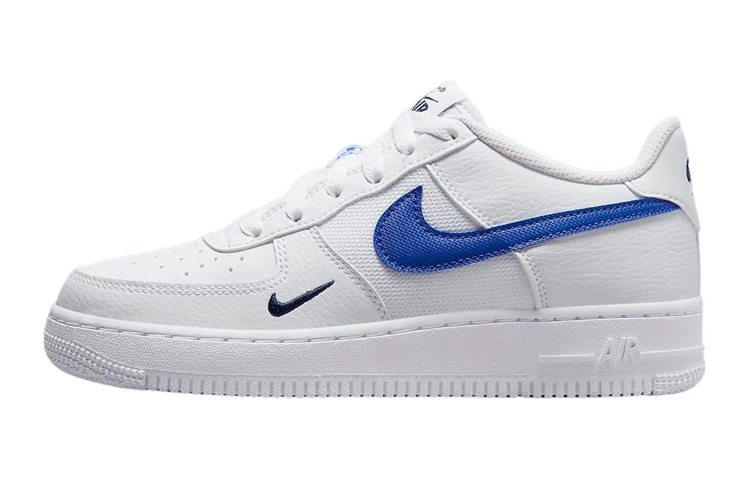 (Youth) Nike Air Force 1 Low White Royal Blue FN3875-100 Moroen