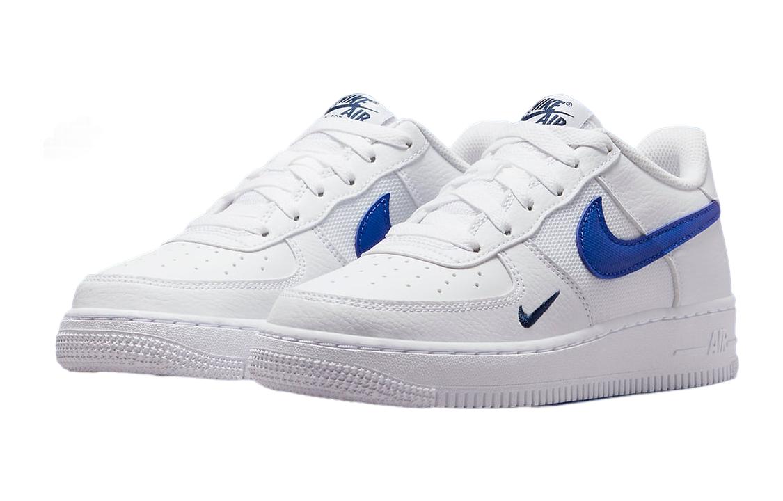 (Youth) Nike Air Force 1 Low White Royal Blue FN3875-100 Moroen - Image 3