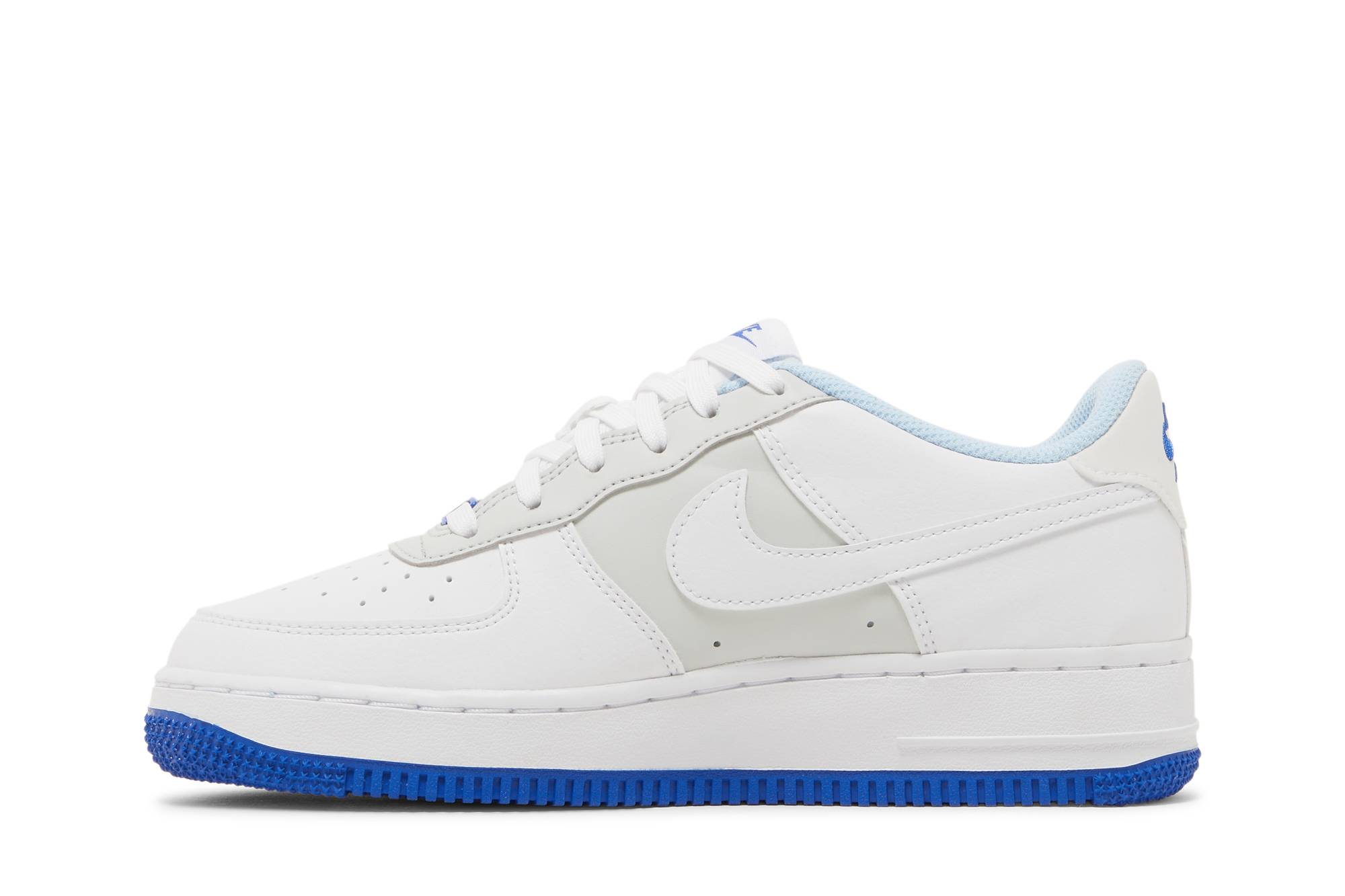(Youth) Nike Air Force 1 LV8 'Just Stitch It - Hyper Royal' FB1844-111 - Afbeelding 3