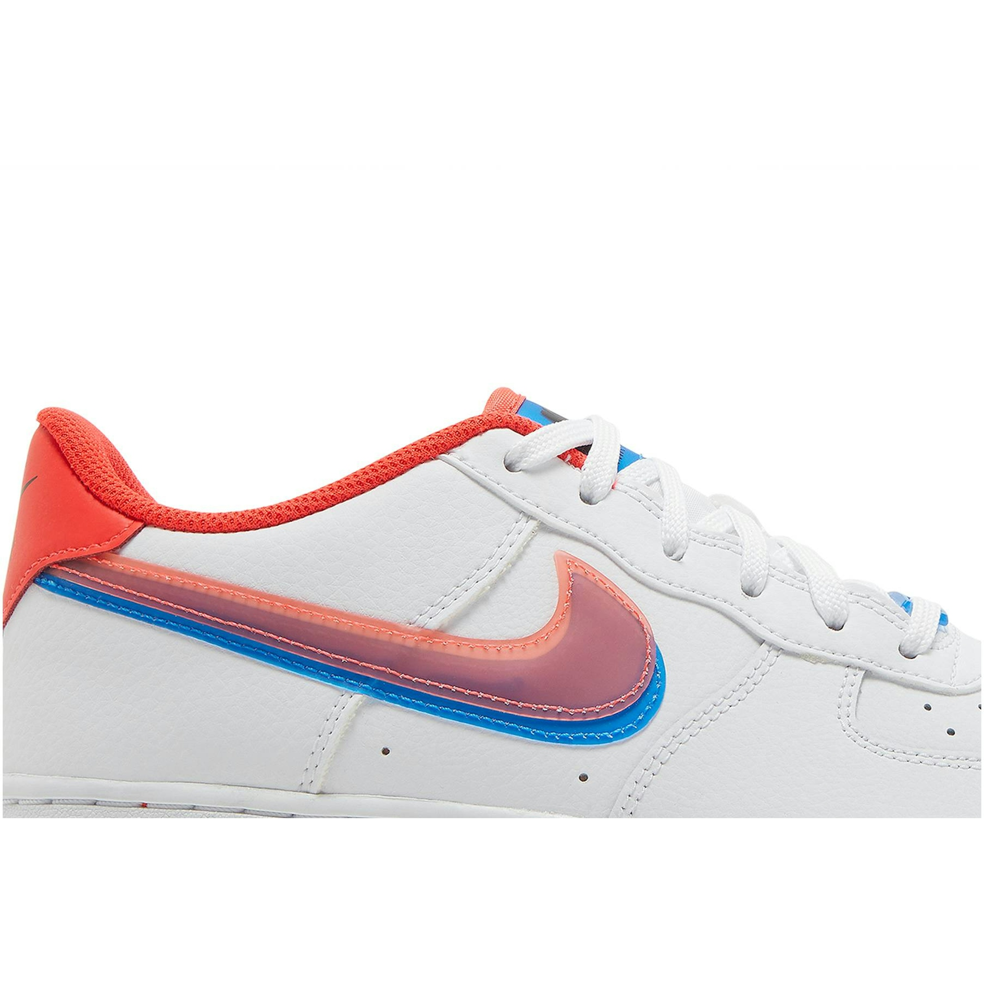 (Youth) Nike Air Force 1 LV8 Offset Swoosh DX1787-100 Moroen - Image 2