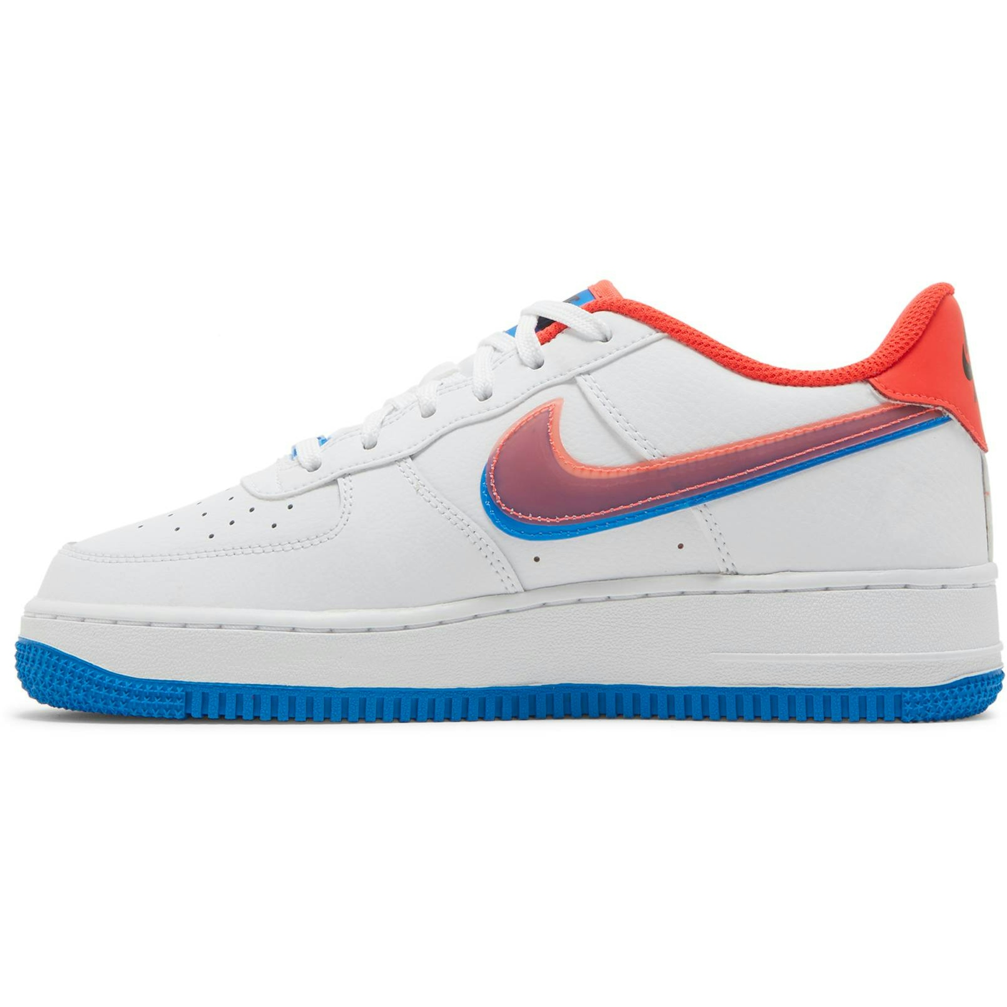 (Youth) Nike Air Force 1 LV8 Offset Swoosh DX1787-100 Moroen - Image 3