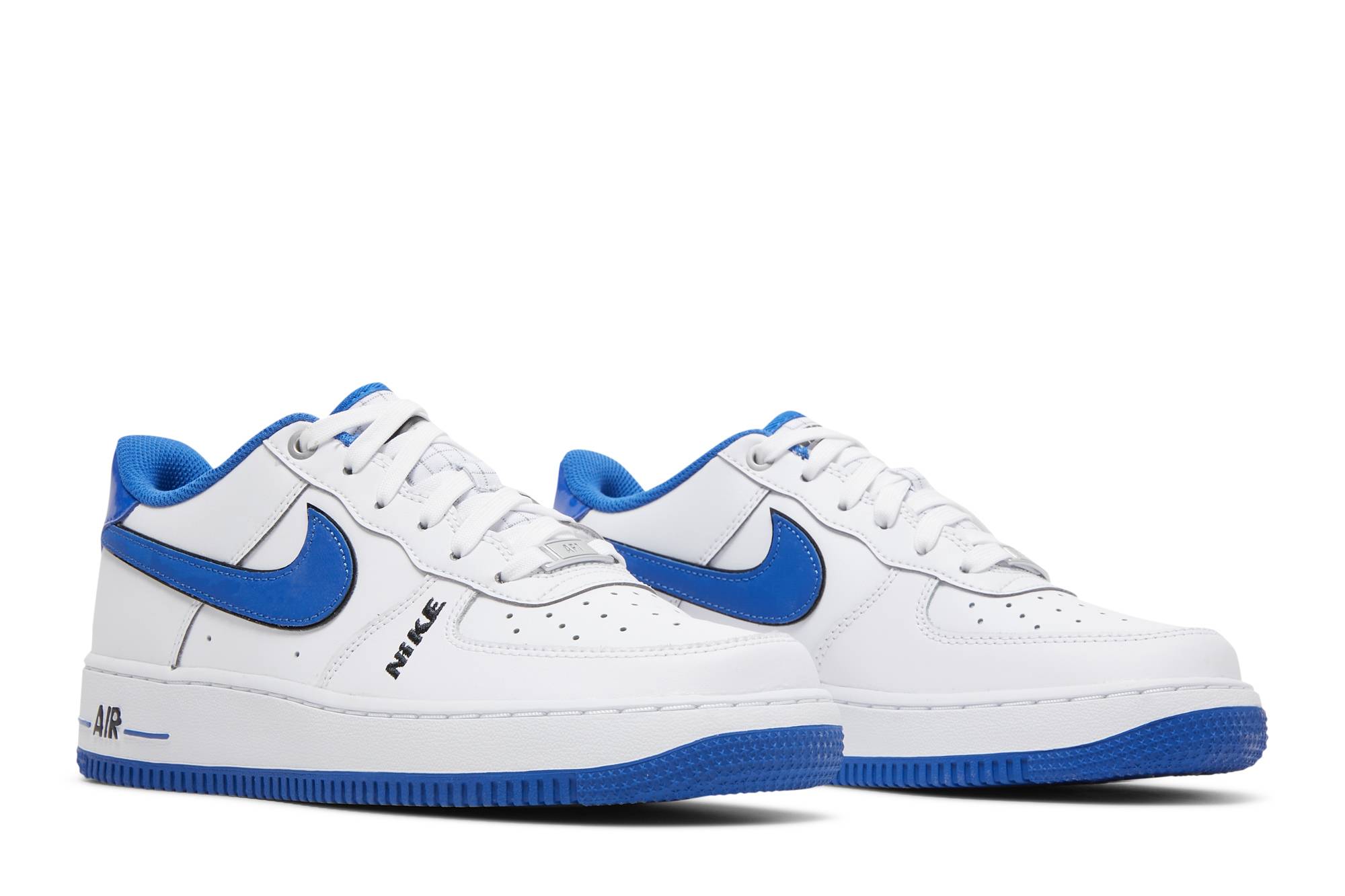 (Youth) Nike Air Force 1 LV8 'White Game Royal' DO3809-100 - Image 8