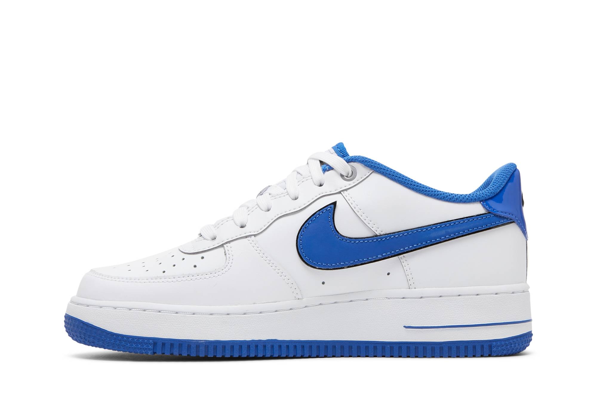 (Youth) Nike Air Force 1 LV8 'White Game Royal' DO3809-100 - Image 3