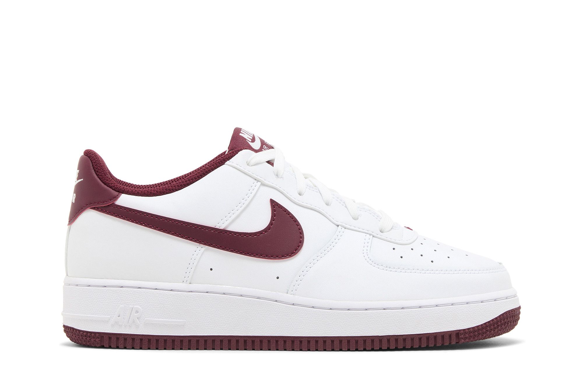 (Youth) Nike Air Force 1 White Team Red FV5948-105 Moroen
