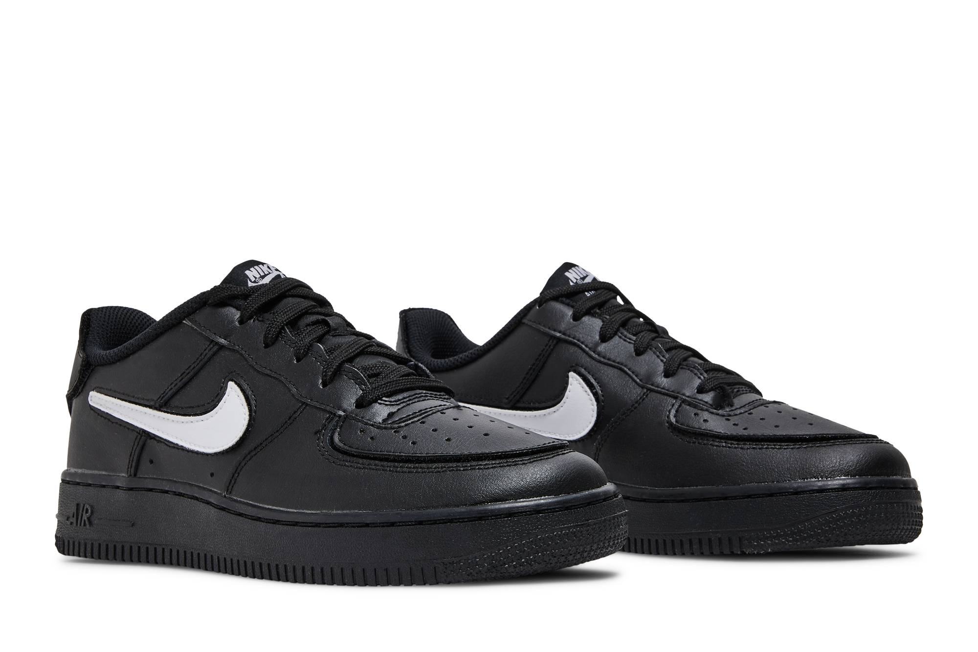 (Youth) Nike Air Force 1/1 'Black' DB2812-001 - Image 8