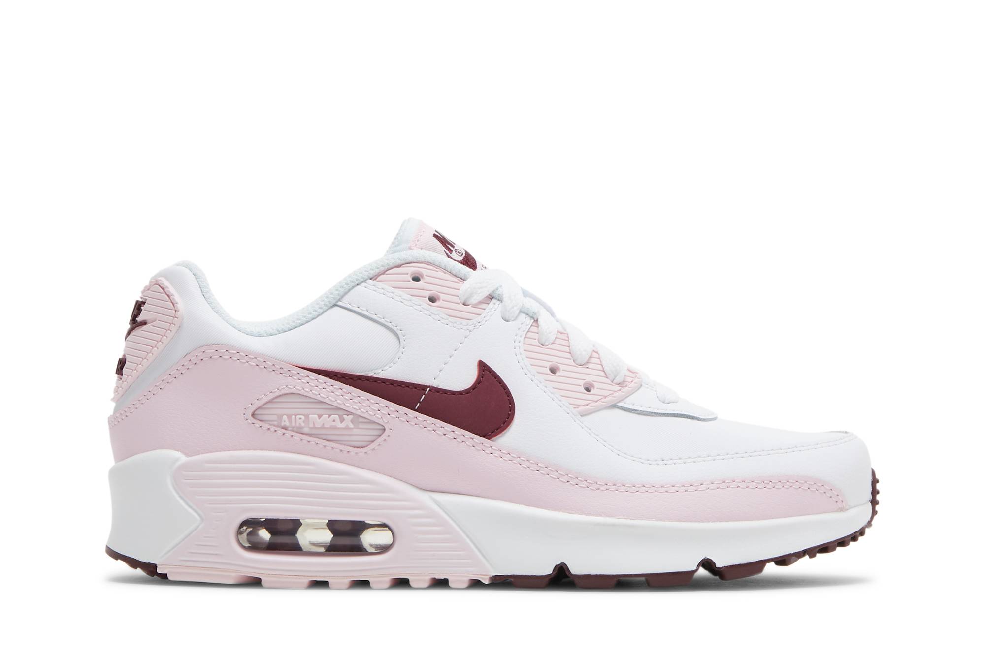(Youth) Nike Air Max 90 Leather Pink Foam CD6864-114 Coiloa
