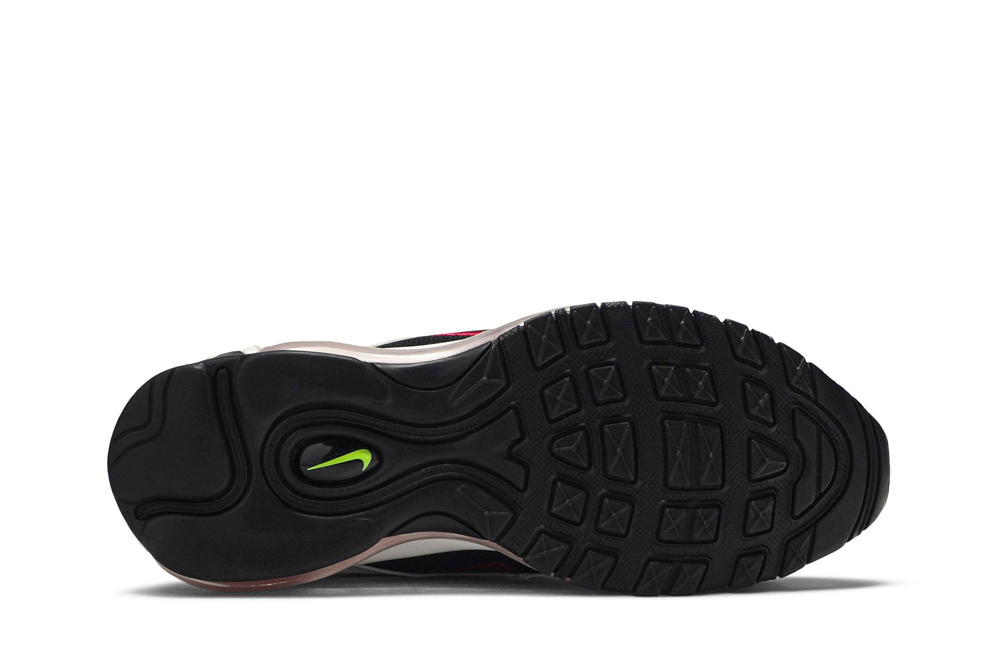 (Youth) Nike Air Max 97 White Rush Pink Volt CJ9978-100 Moroen - Image 4