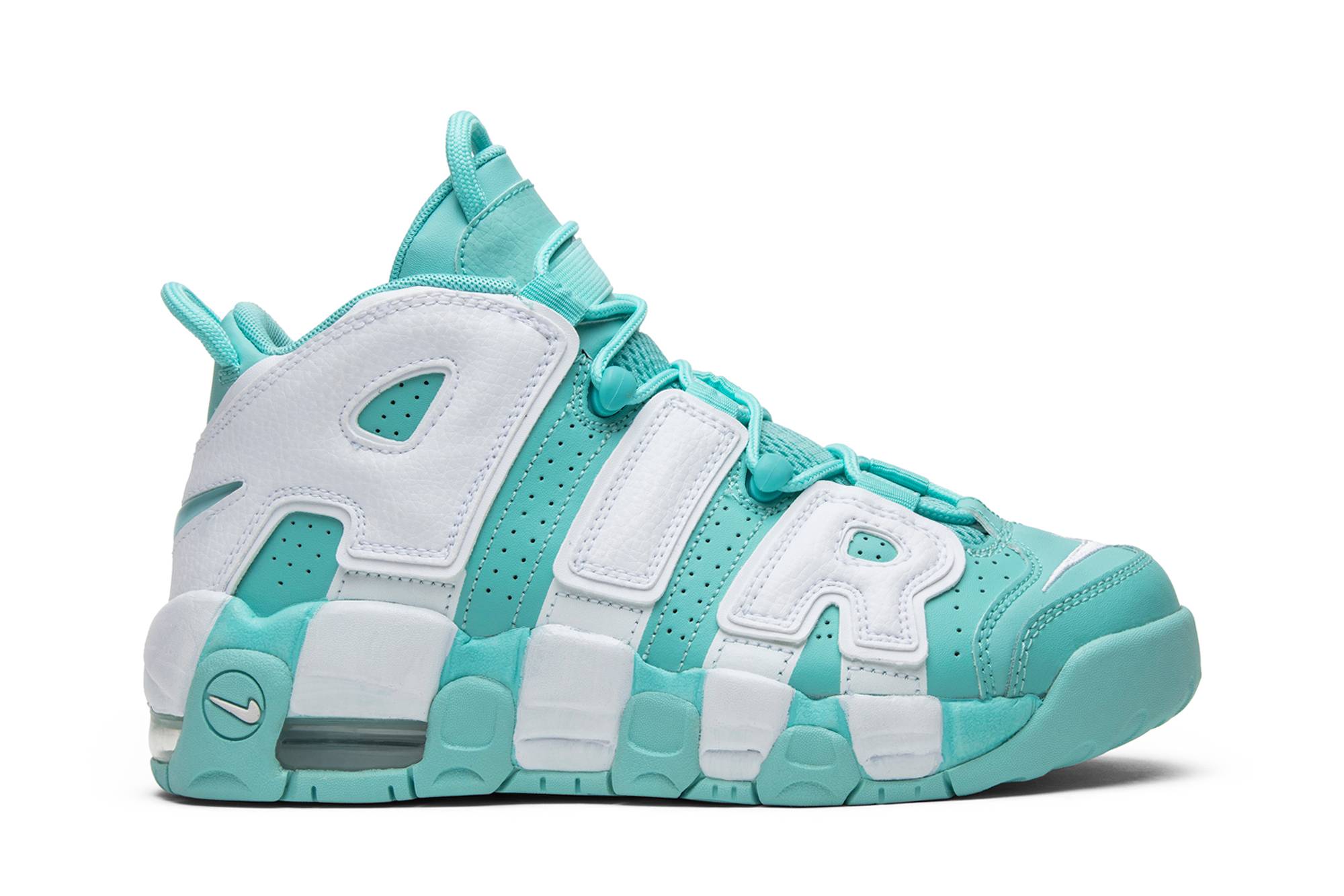 (Youth) Nike Air More Uptempo Island Green 415082-300 Moroen