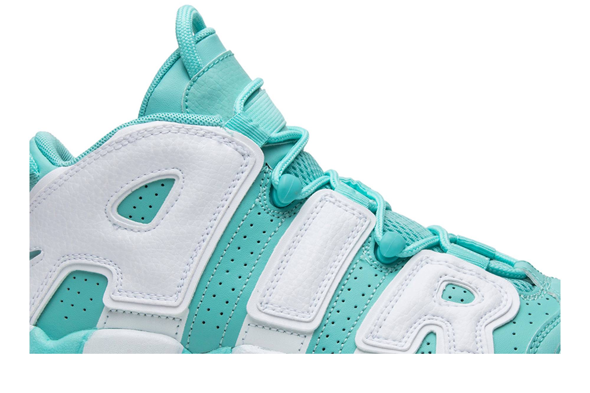 (Youth) Nike Air More Uptempo Island Green 415082-300 Moroen - Image 13